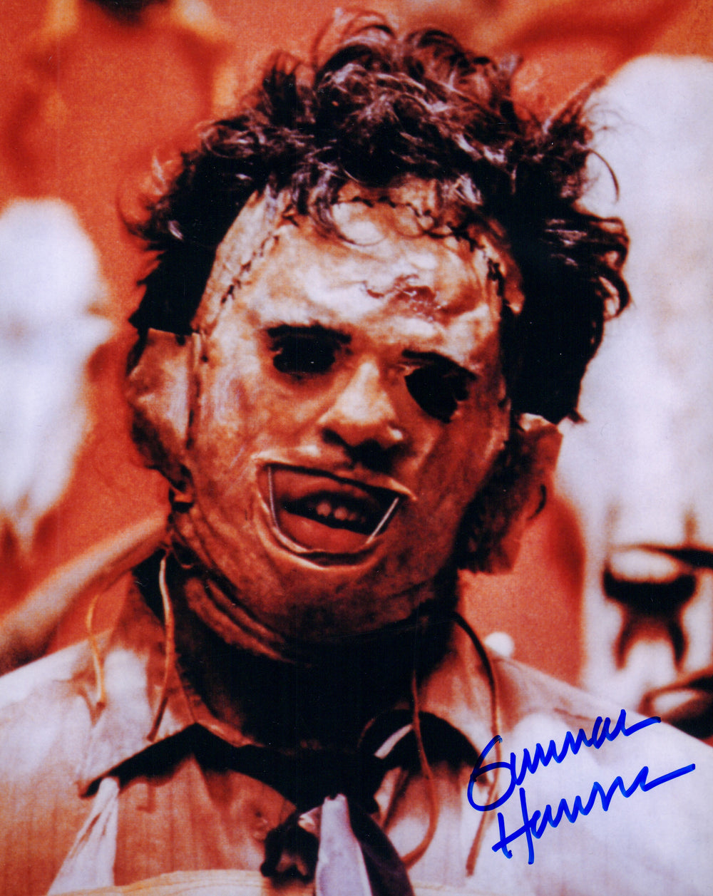Gunnar Hansen Leatherface The Texas Chain Saw Massacre Signed 8x10 Photo