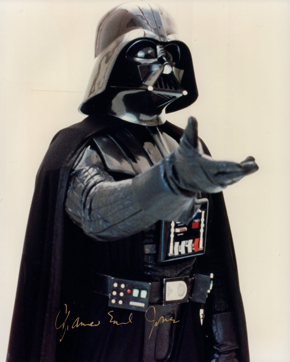 James Earl Jones as Darth Vader in Star Wars: The Empire Strikes Back Signed 8x10 Photo