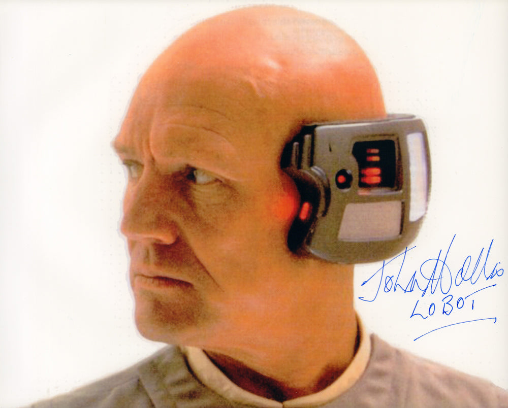 John Hollis as Lobot in Star Wars: The Empire Strikes Back Signed 8x10 Photo