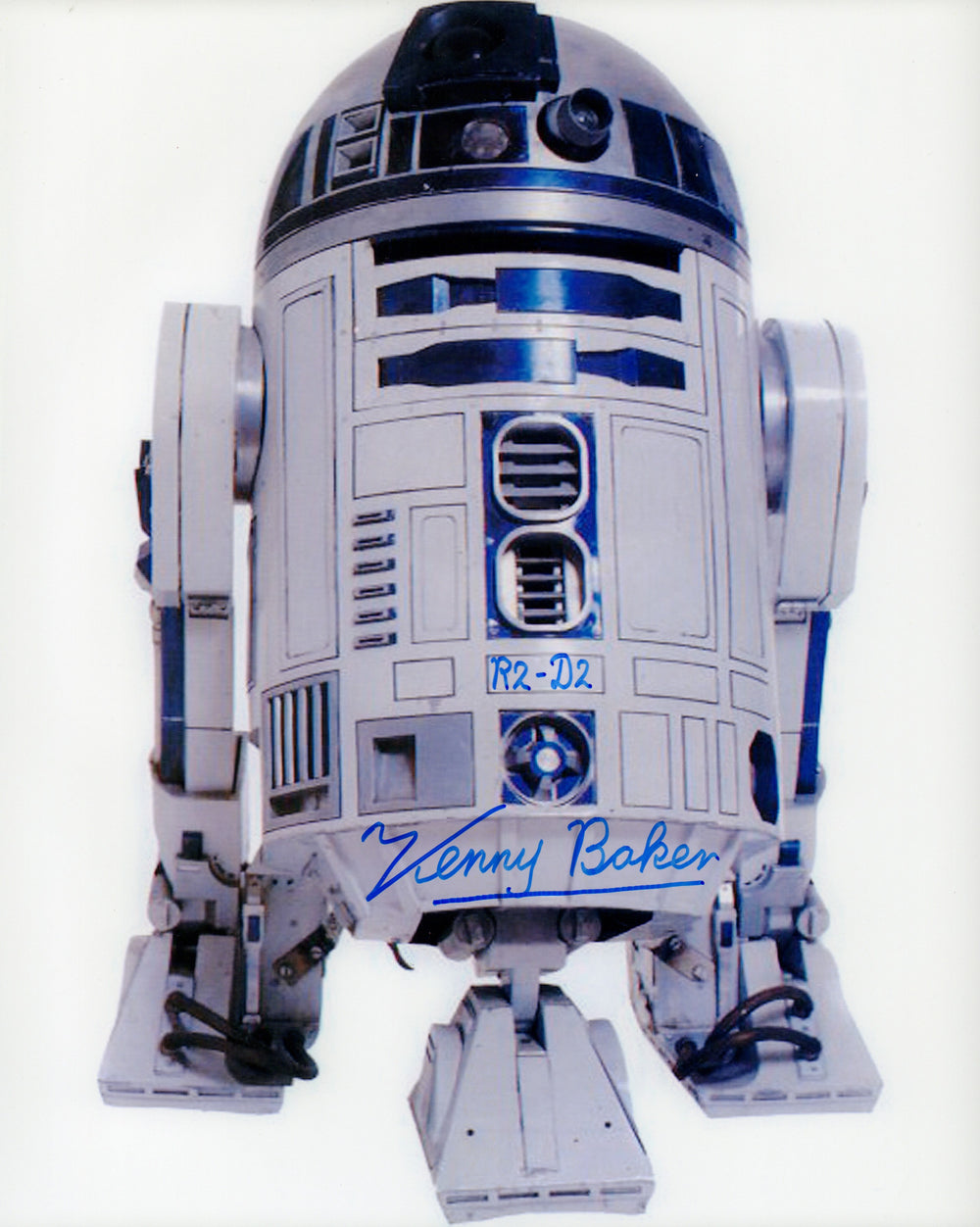 Kenny Baker as R2-D2 in Star Wars Signed 8x10 Photo