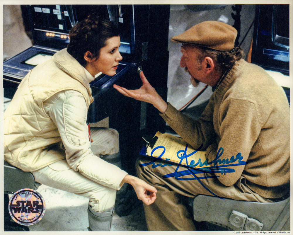Irvin Kershner Director of Star Wars: The Empire Strikes Back Signed 8x10 (Official Pix) Photo