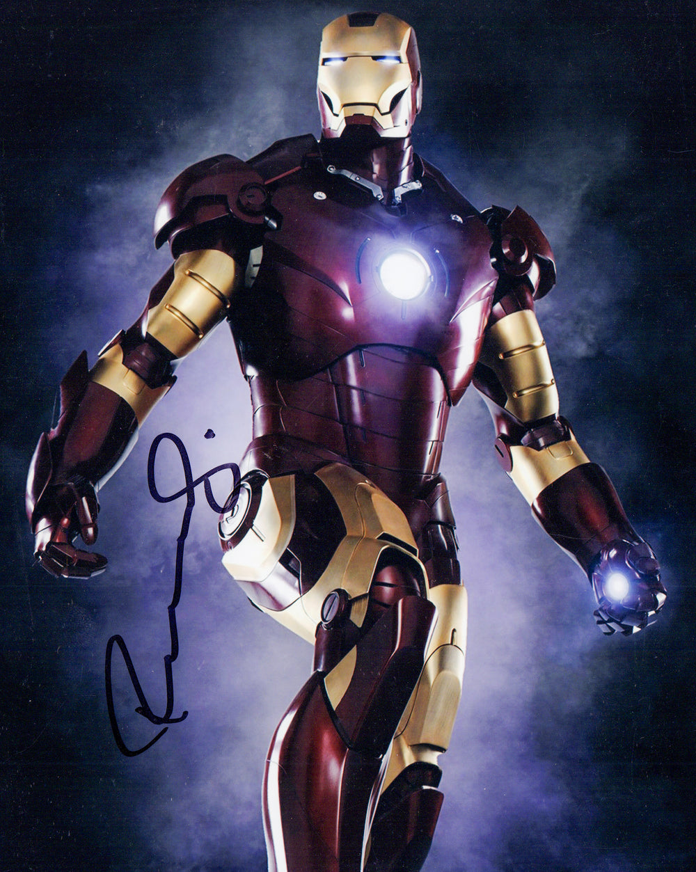 Robert Downey Jr. as Iron Man in Iron Man Signed 8x10 Photo