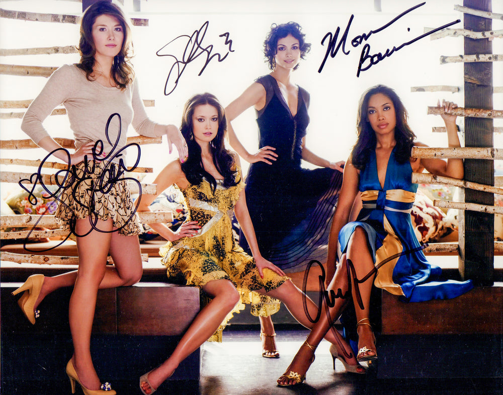 Firefly TV Series 8x10 Photo Cast Signed by Gina Torres, Morena Baccarin, Jewel Staite, & Summer Glau