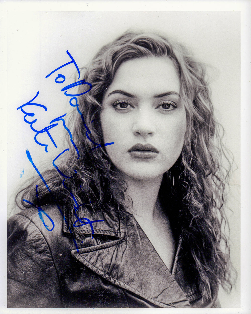 Kate Winslet as Rose DeWitt Bukater in Titanic Signed 8x10 Photo