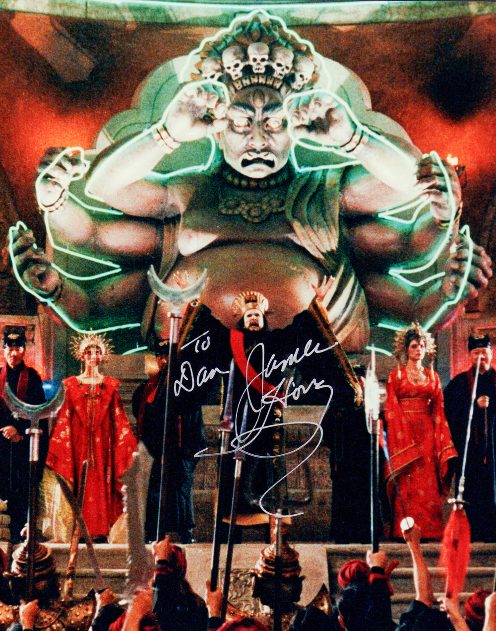 James Hong as David Lo Pan in John Carpenter's Big Trouble in Little China Signed 8x10 Photo