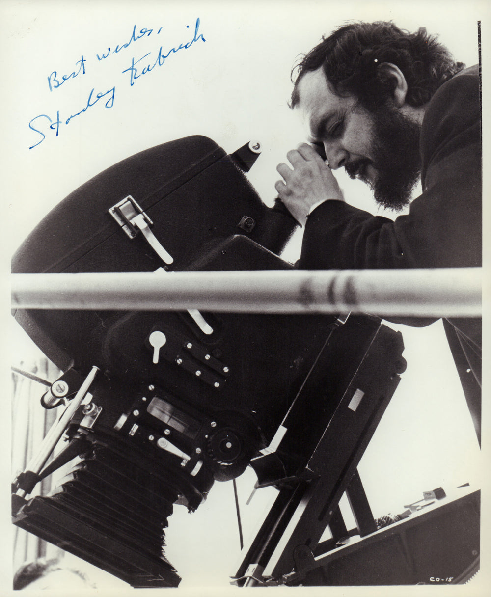 Stanley Kubrick Director of The Shining, 2001: A Space Odyssey, A Clockwork Orange, Full Metal Jacket, & Eyes Wide Shut - Very Rare Signed 8x10 Photo