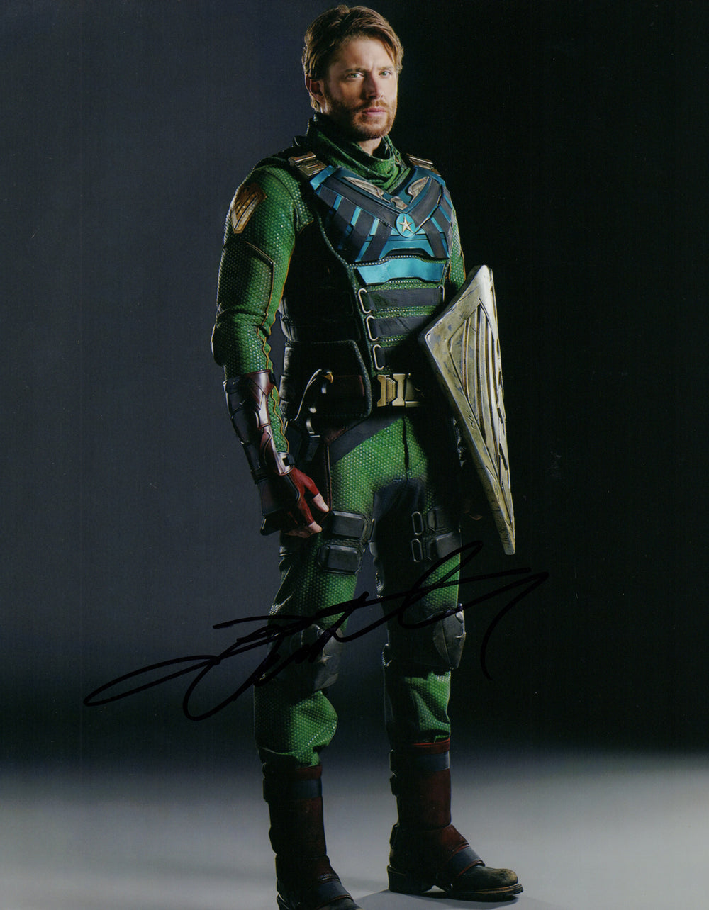 Jensen Ackles as Soldier Boy in The Boys Signed 11x14 Photo