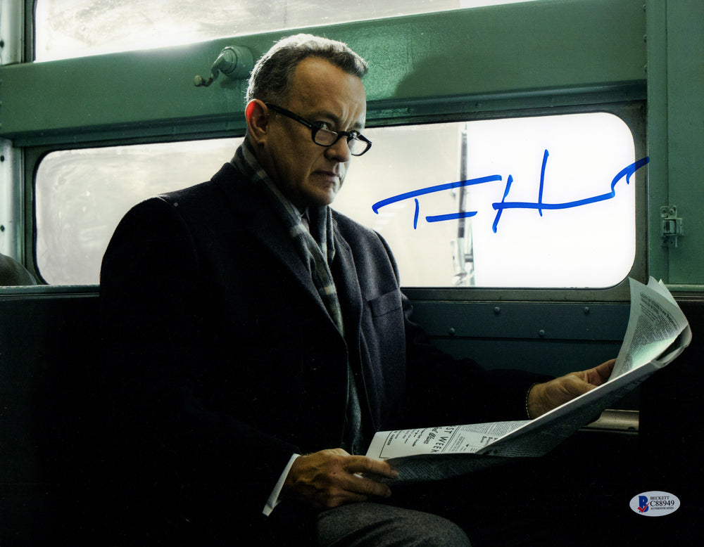 Tom Hanks as James B. Donovan in Steven Spielberg's Bridge of Spies Signed 11x14 Photo