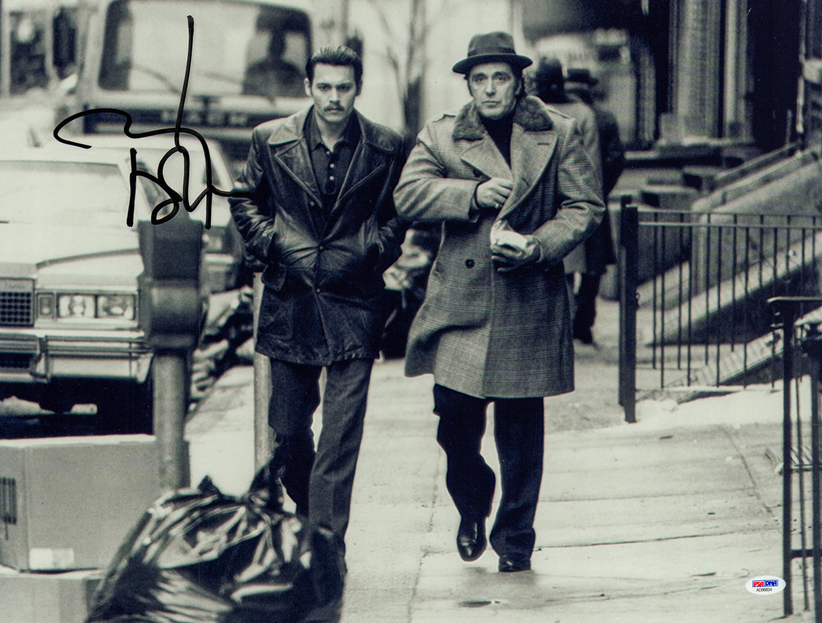 Johnny Depp as Joseph D. Pistone / Donnie Brasco in Donnie Brasco Sign