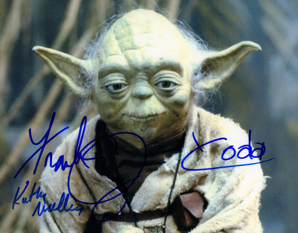 Frank Oz as Yoda in Star Wars: The Empire Strikes Back Signed 11x14 Photo