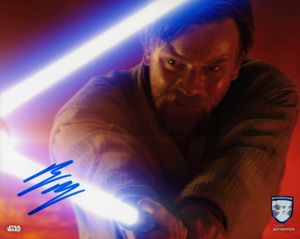 Ewan McGregor as Obi-Wan Kenobi in Star Wars Episode III: Revenge of the Sith (Official Pix) Signed 8x10 Photo
