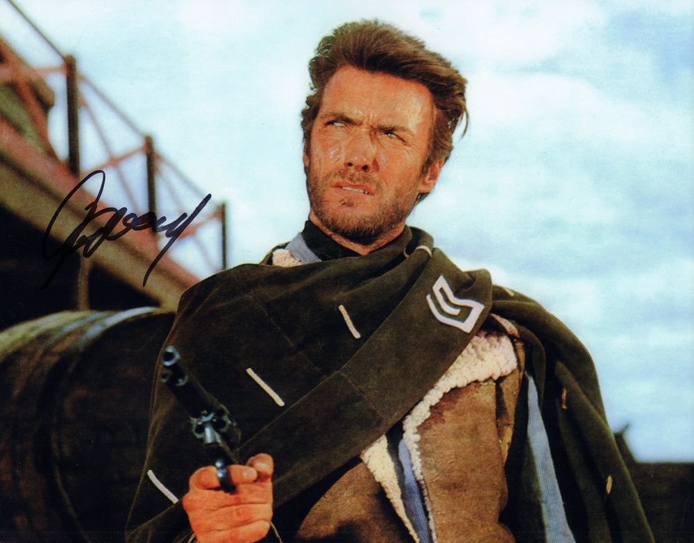 Clint Eastwood as The Man with No Name in A Fistful of Dollars Signed 11x14 Photo