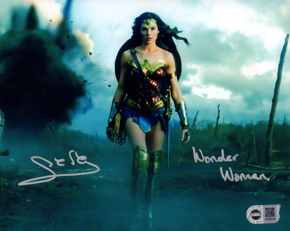 Gal Gadot as Wonder Woman in Wonder Woman (SWAU) Signed 8x10 Photo with Character Name