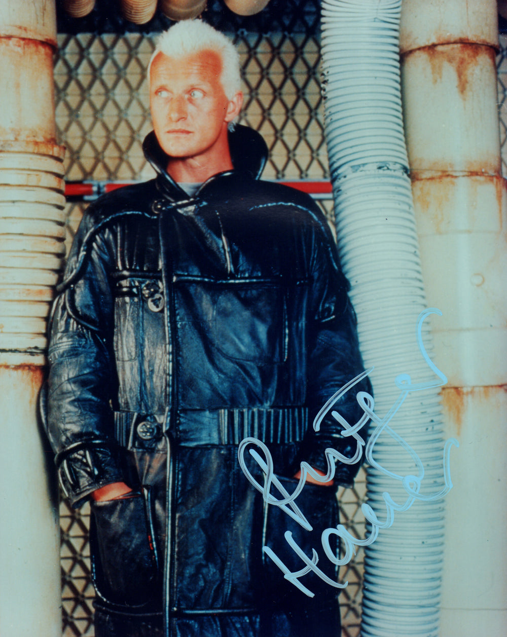 Rutger Hauer as Roy Batty in Ridley Scott's Blade Runner Signed 8x10 P ...