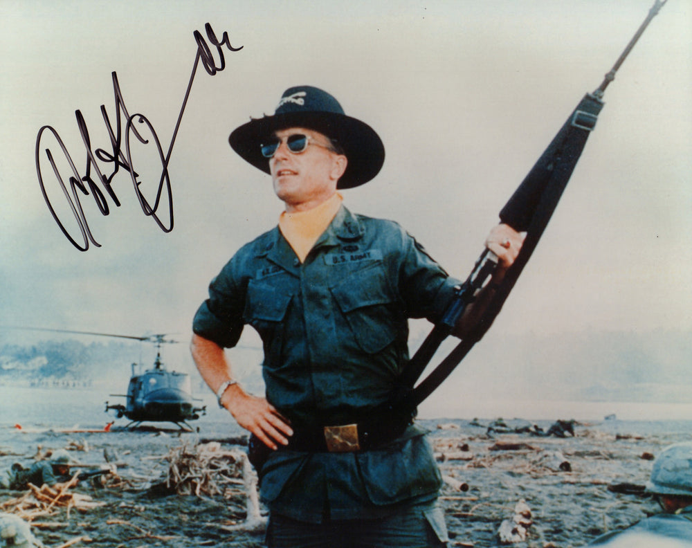 Robert Duvall as Lieutenant Colonel Bill Kilgore in Apocalypse Now Signed 8x10 Photo