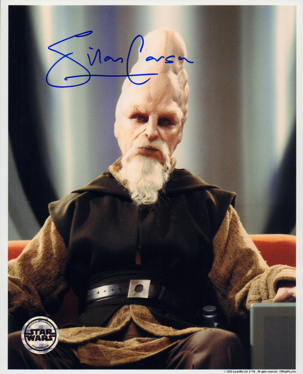 Silas Carson as Ki-Adi-Mundi in Star Wars Episode III: Revenge of the Sith (Official Pix) Signed 8x10 Photo