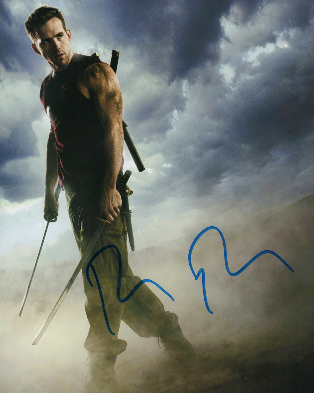 Ryan Reynolds as Wade Wilson / Deadpool in X-Men Origins: Wolverine Signed 8x10 Photo