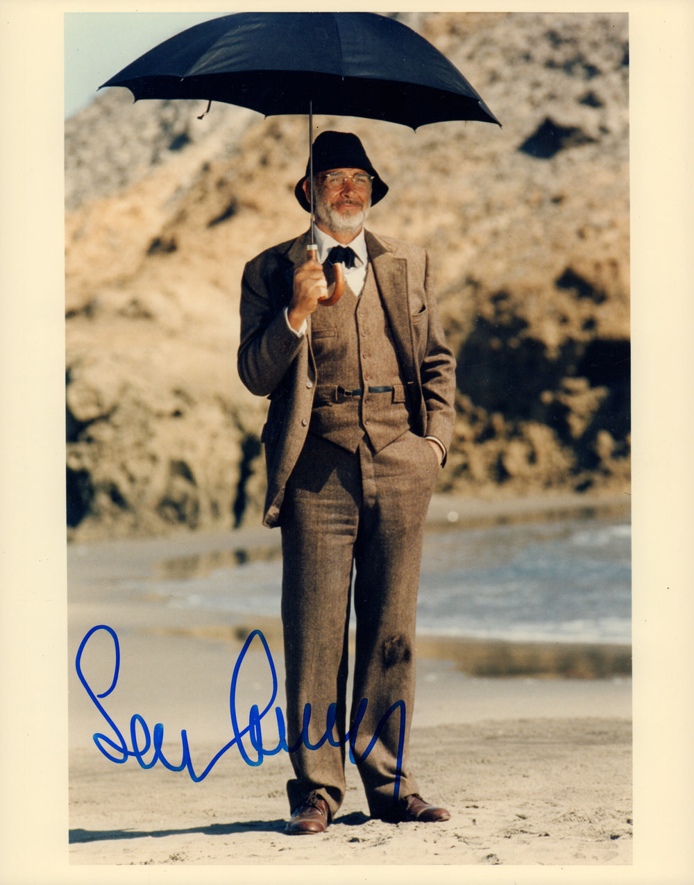 Sean Connery as Henry Jones Sr. in Indiana Jones and the Last Crusade Signed 8x10 Photo