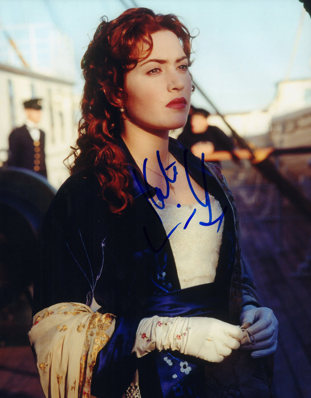 Kate Winslet as Rose DeWitt Bukater in Titanic Signed 11x14 Photo