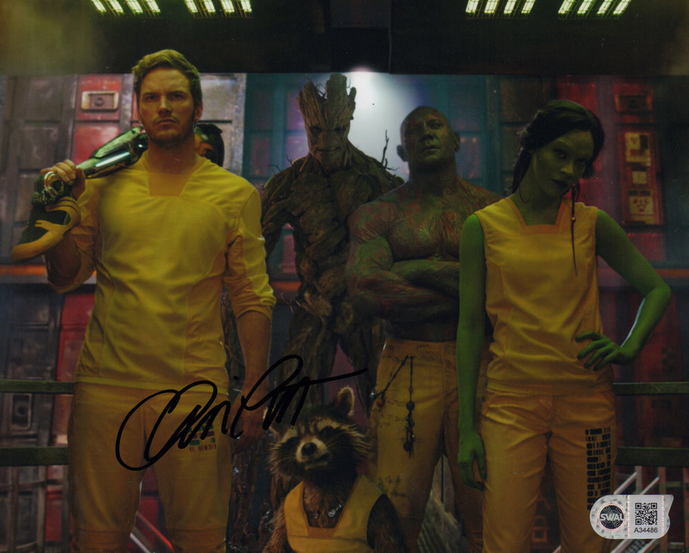 Chris Pratt as Star-Lord in Guardians of the Galaxy (SWAU) Signed 8x10 Photo