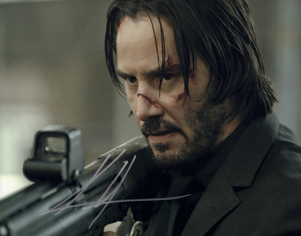 Keanu Reeves as John Wick in John Wick Signed 11x14 Photo