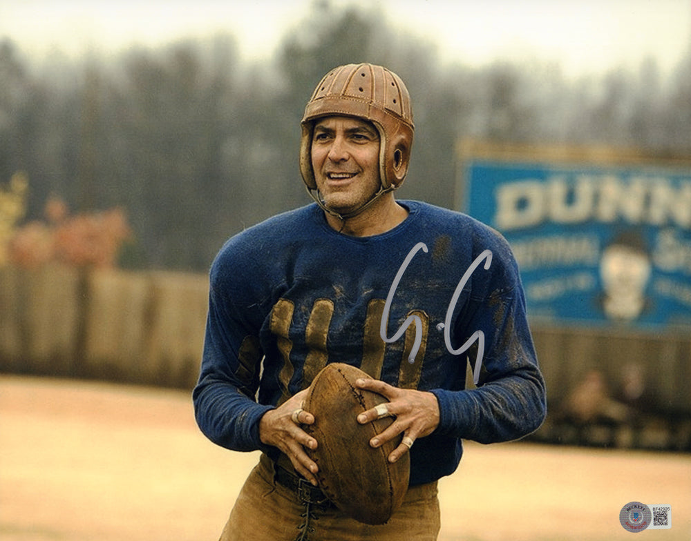 George Clooney as Jimmy Dodge Connelly in Leatherheads Signed 11x14 Photo
