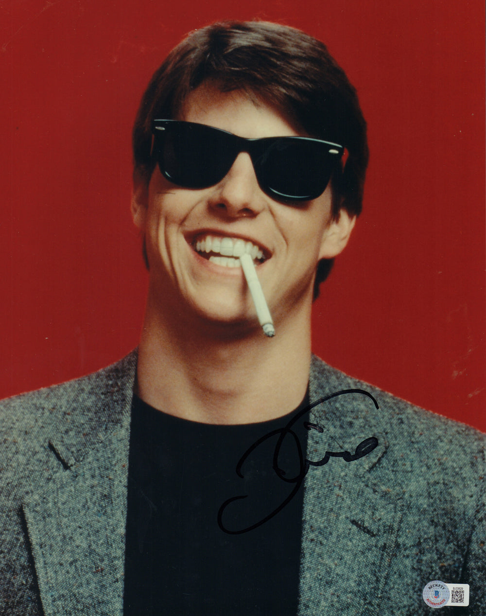 Tom Cruise as Joel Goodsen in Risky Business Signed 11x14 Photo