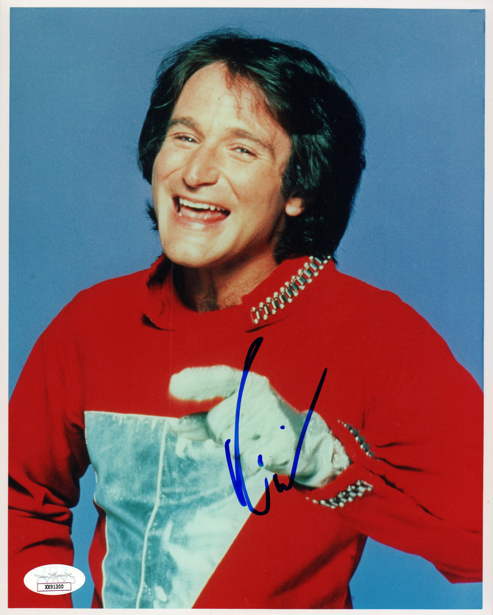 Robin Williams as Mork in Mork & Mindy Signed 8x10 Photo