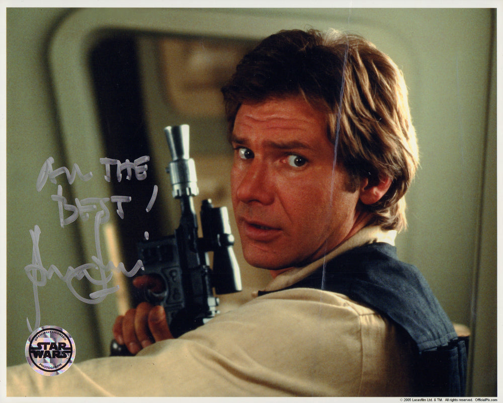 Harrison Ford as Han Solo in Star Wars: Return of the Jedi Signed 8x10 (Official Pix) Photo