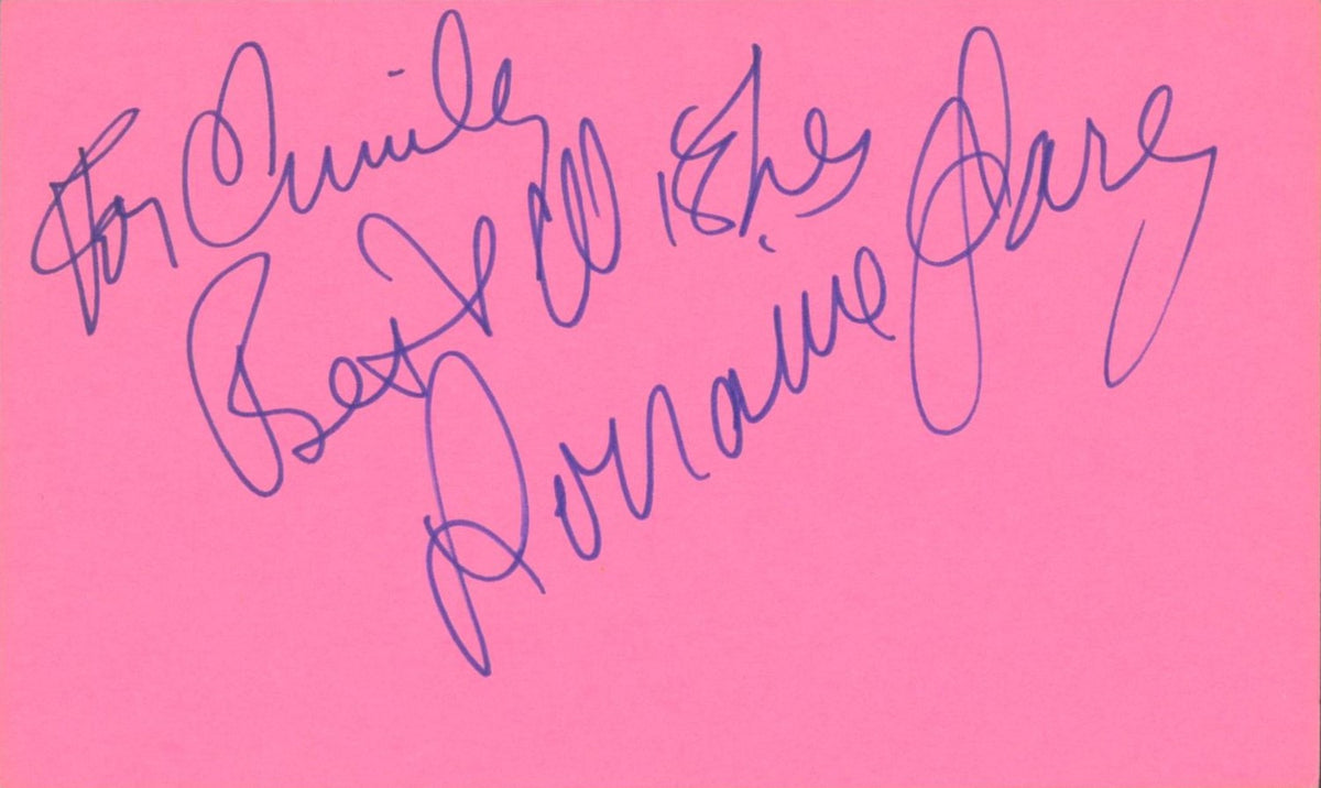 Lorraine Gary as Ellen Brody in Jaws Signed Index Card – SWAU Auction