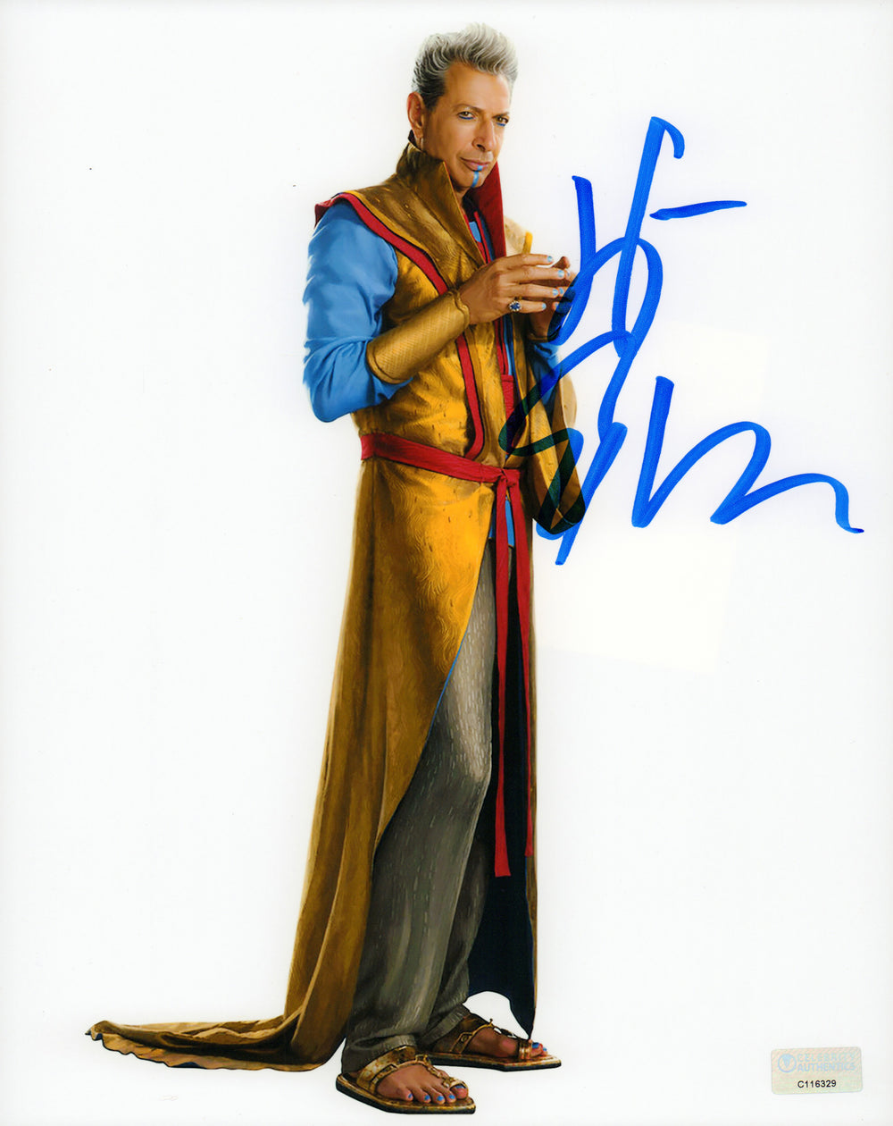 Jeff Goldblum as Grandmaster in Thor: Ragnarok (CA) Signed 8x10 Photo