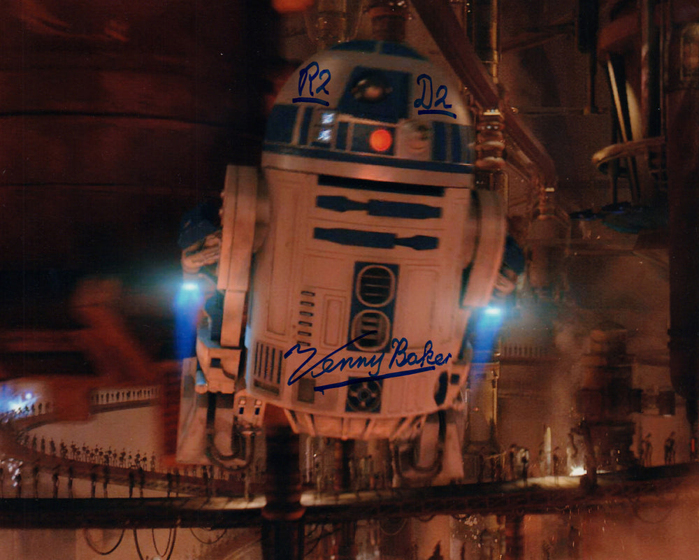Kenny Baker as R2-D2 in Star Wars Episode II: Attack of the Clones Signed 8x10 Photo