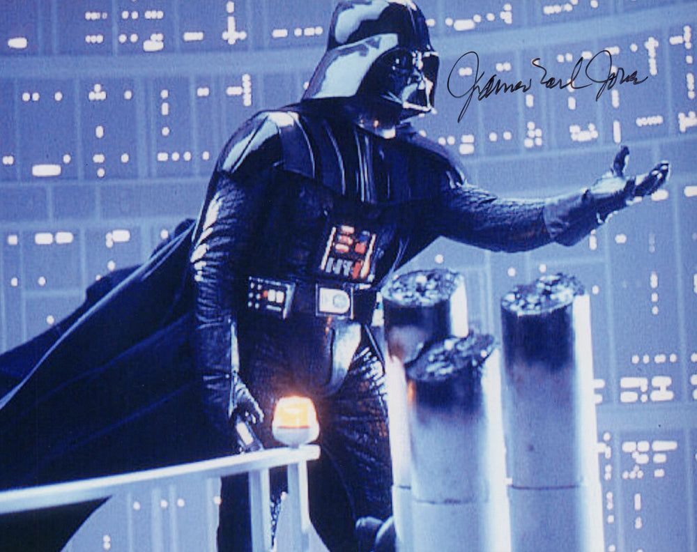 James Earl Jones as Darth Vader in Star Wars: The Empire Strikes Back Vintage Signed 8x10 Photo