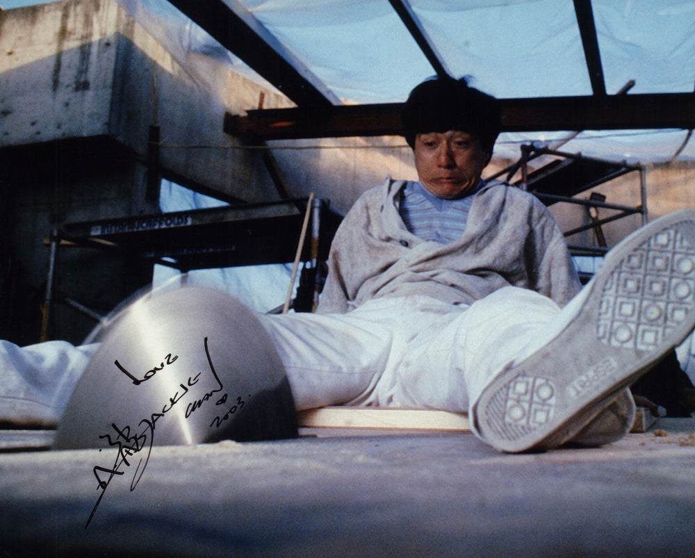 Jackie Chan as Jackie in Mr. Nice Guy Signed 8x10 Photo