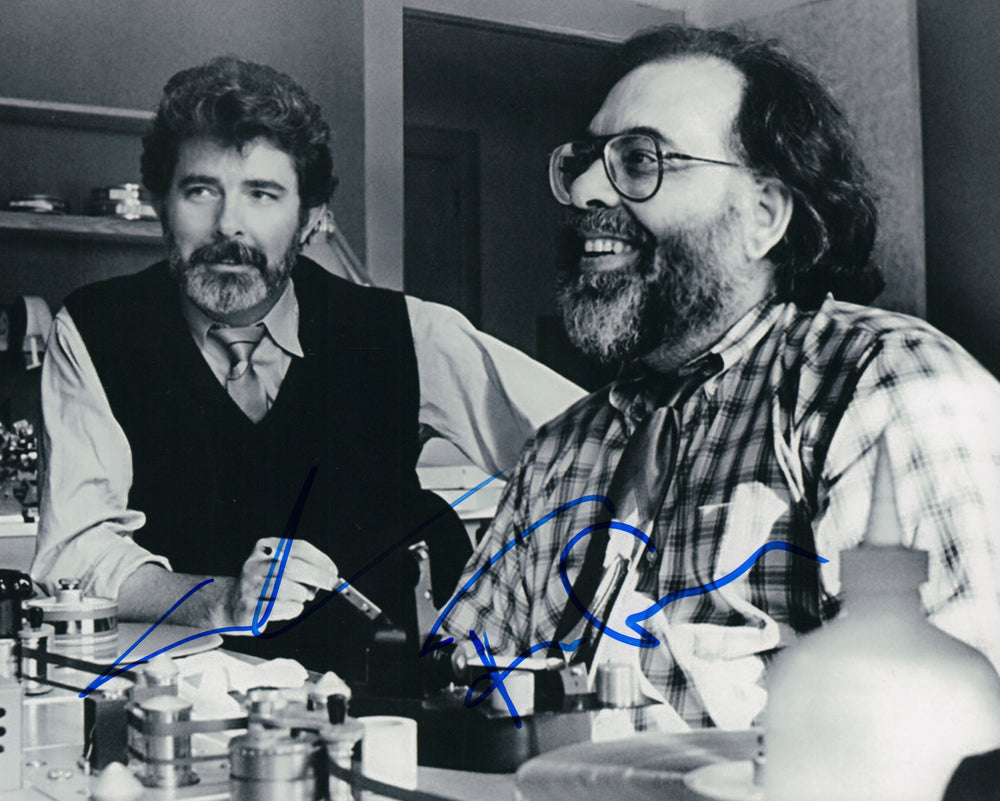 George Lucas Creator / Director of Star Wars with Francis Ford Coppola Director of The Godfather Signed 8x10 Photo