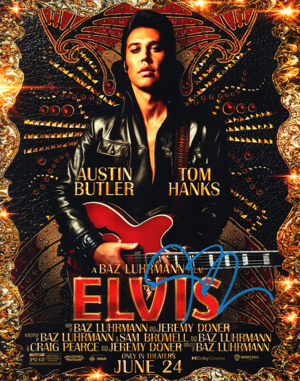 Austin Butler as Elvis Presley in Baz Luhrmann's Elvis Signed 8x10 Photo