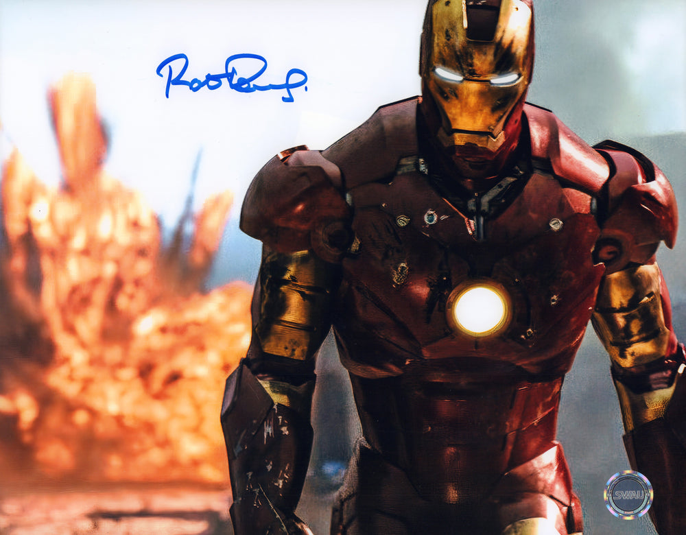 Robert Downey Jr. as Iron Man in Iron Man (SWAU) Signed 11x14 Photo