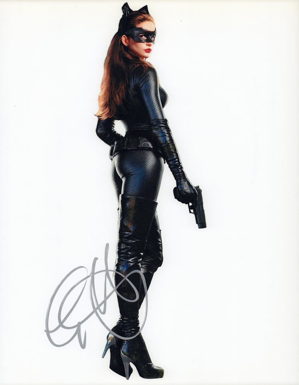 Anne Hathaway as Catwoman in The Dark Knight Rises Signed 11x14 Photo