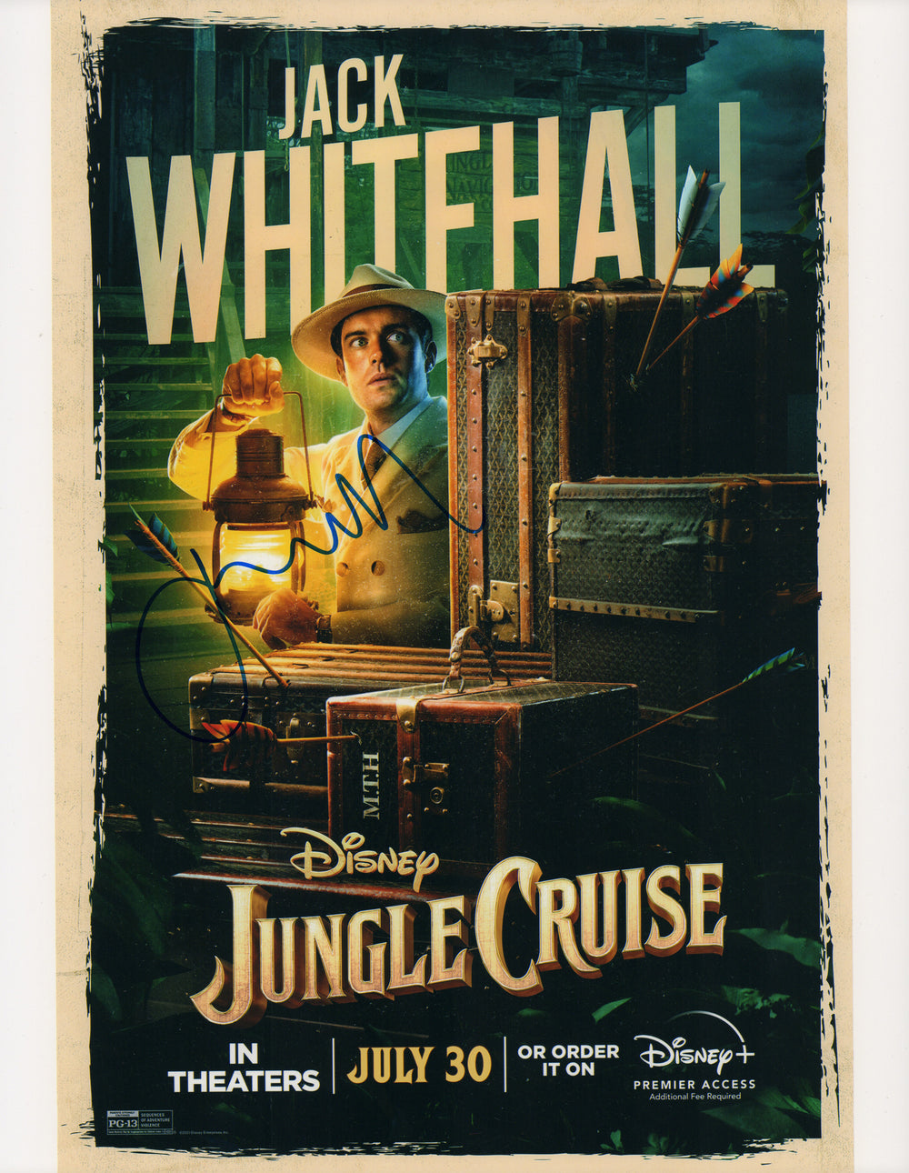 Jack Whitehall as McGregor Houghton in Disney's Jungle Cruise Signed 11x14 Photo