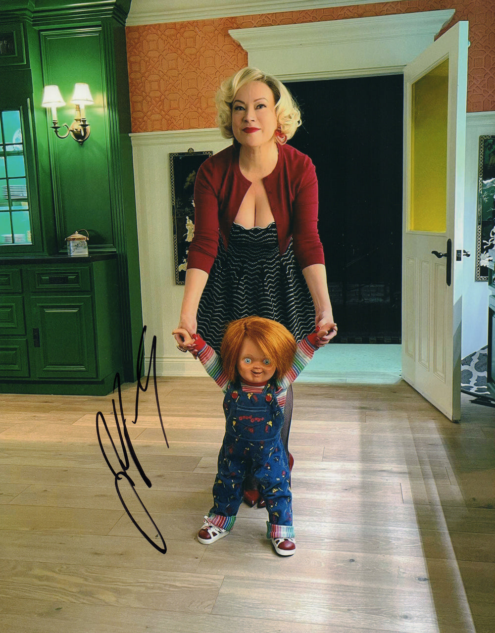 Jennifer Tilly Voice of Tiffany Valentine in the Chucky: Child's Play Franchise Signed 11x14 Photo