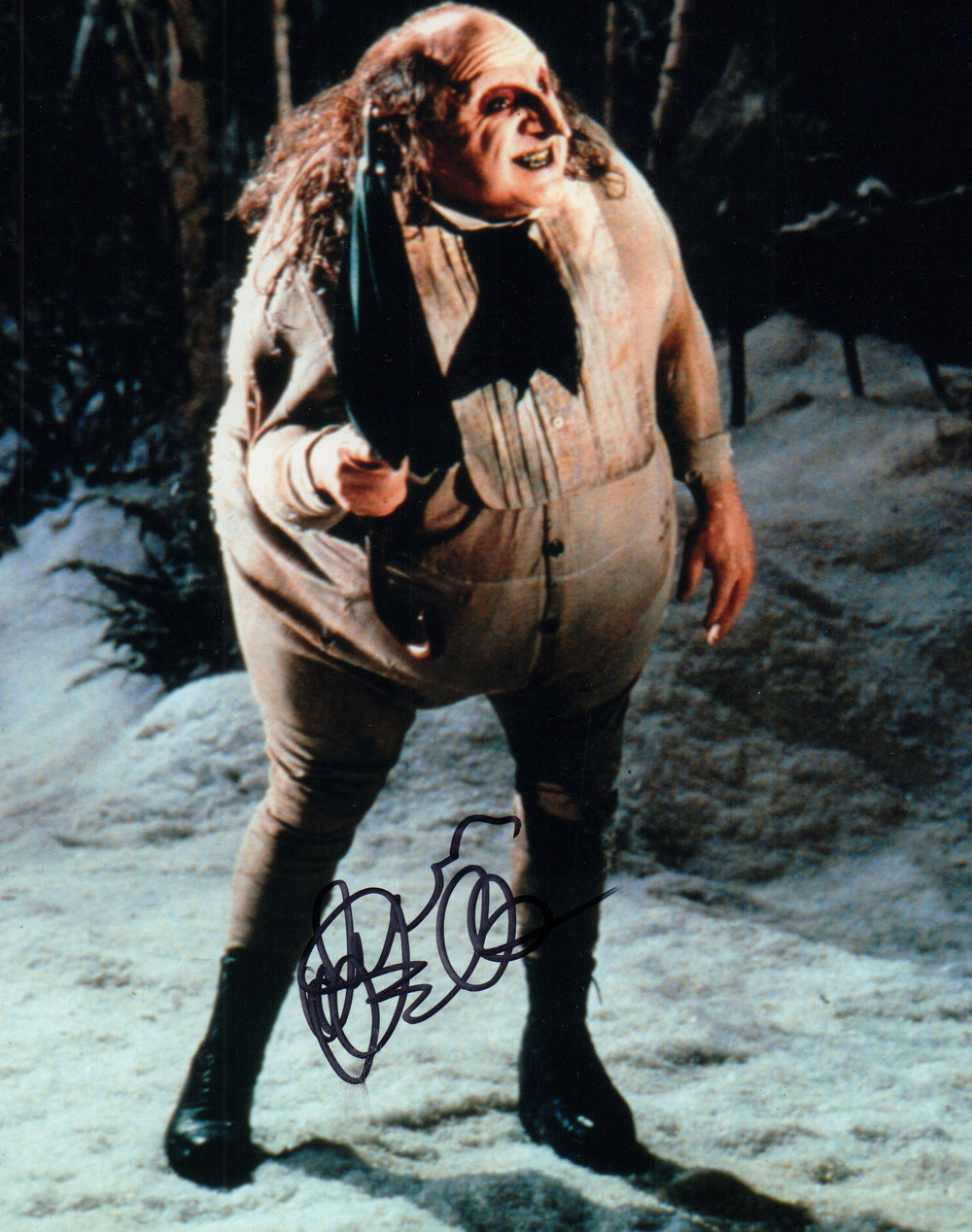 Danny DeVito as Oswald Cobblepot / The Penguin in Batman Returns Signed 8x10 Photo