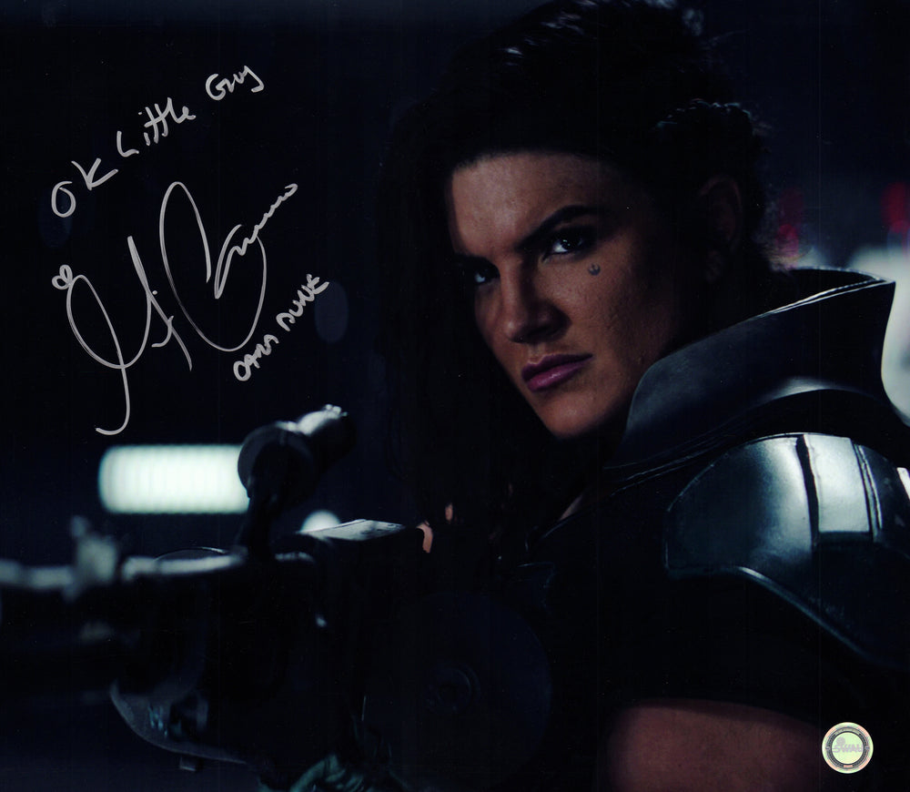 Gina Carano as Cara Dune in Star Wars: The Mandalorian (SWAU) Signed 16x20 Photo with Character Name & Quote