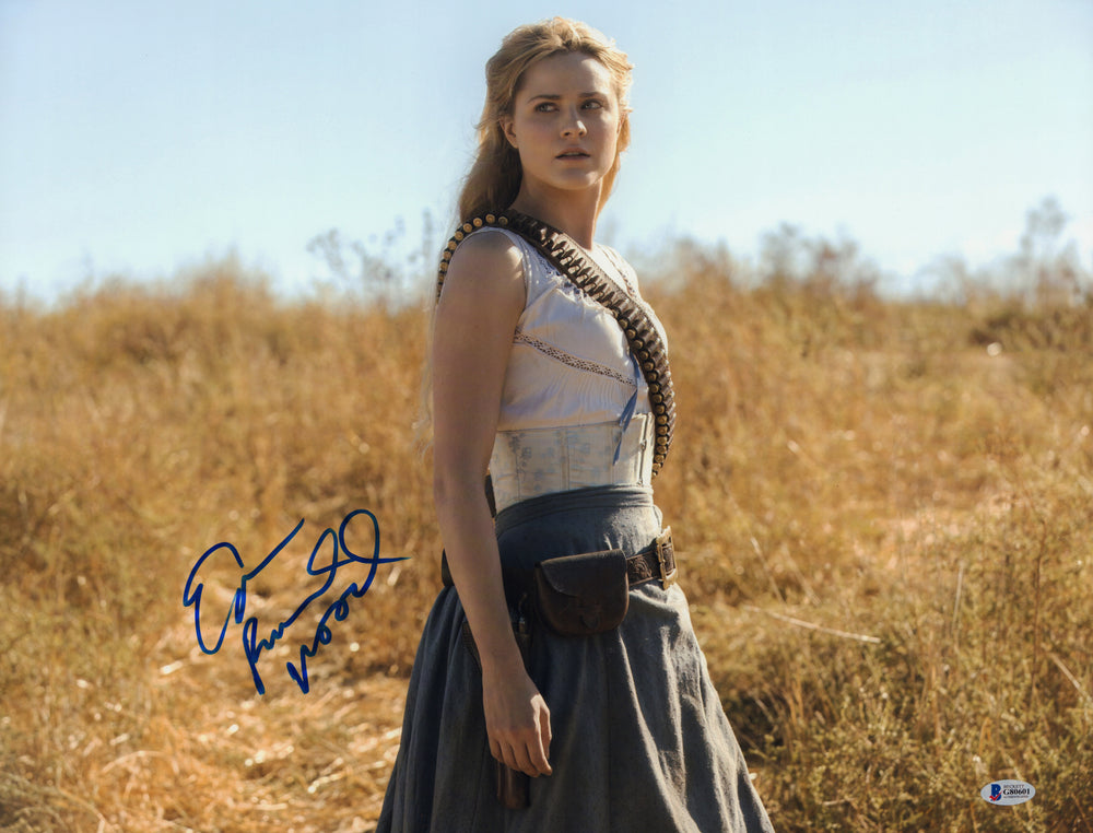 Evan Rachel Wood as Dolores Abernathy in Westworld Signed 16x20 Photo