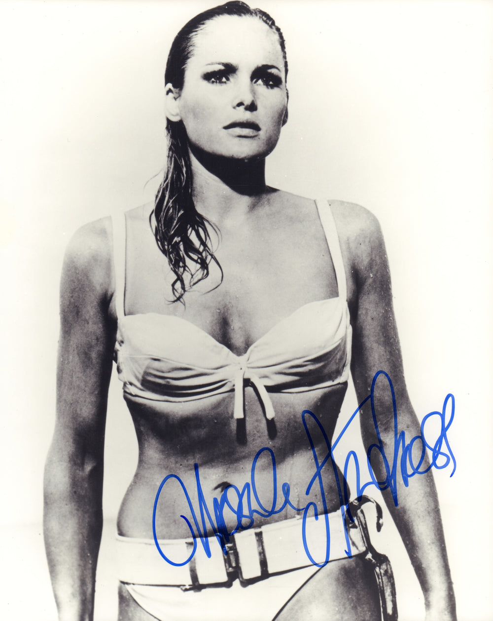Ursula Andress as Honey Ryder in James Bond 007: Dr. No Signed 8x10 Photo