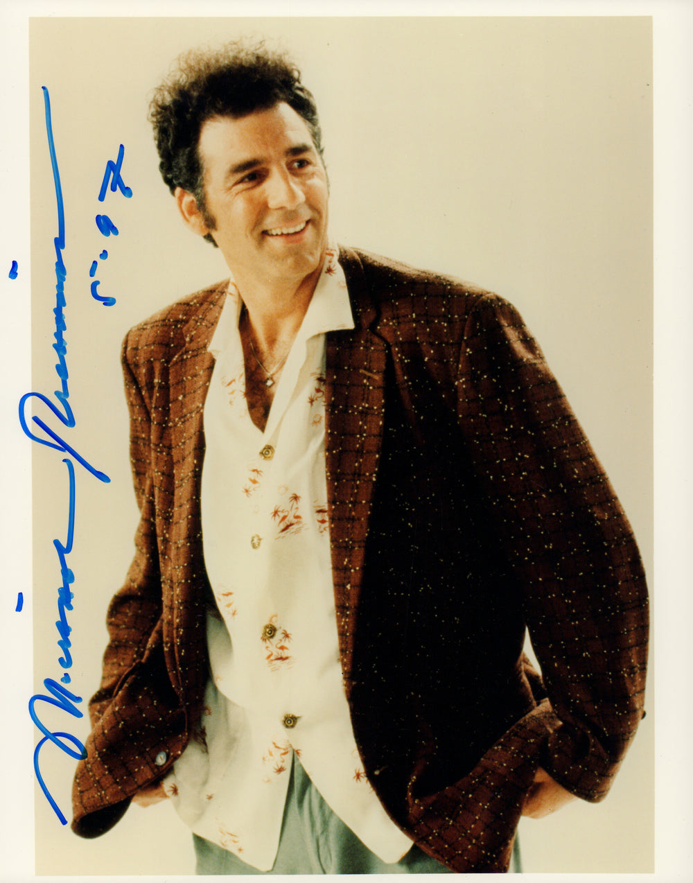 Michael Richards as Cosmo Kramer in Seinfeld Signed 8x10 Photo