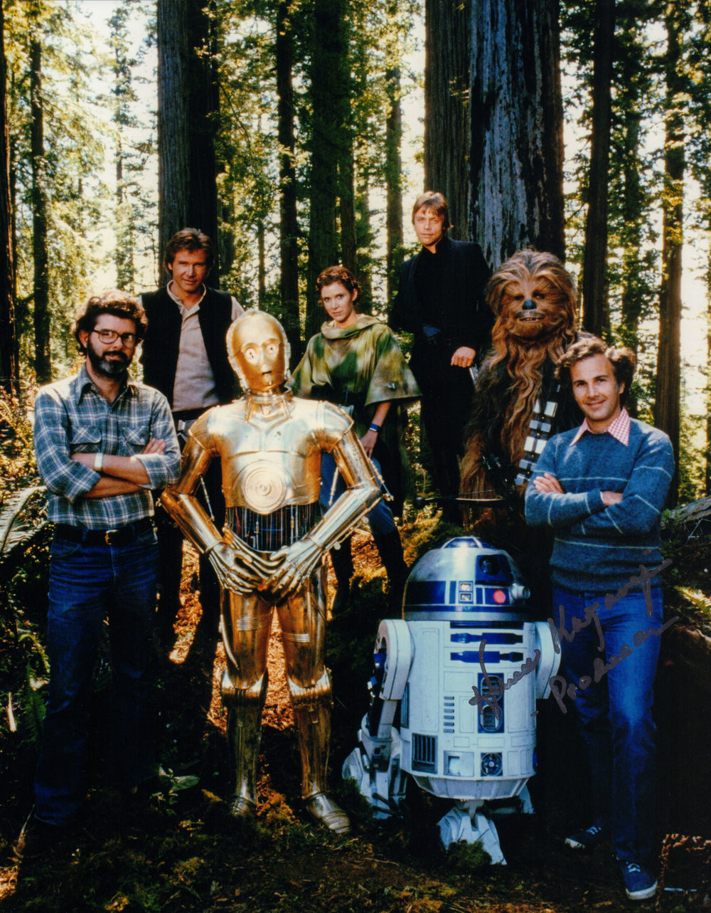 Howard Kazanjian Producer of Star Wars: Return of the Jedi Signed 11x14 Photo