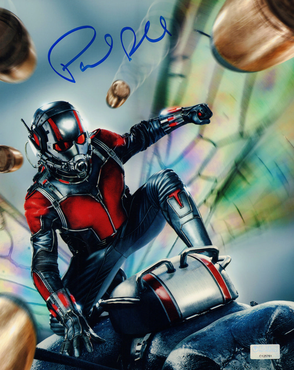 Paul Rudd as Ant-Man in Ant-Man (CA) Signed 8x10 Photo