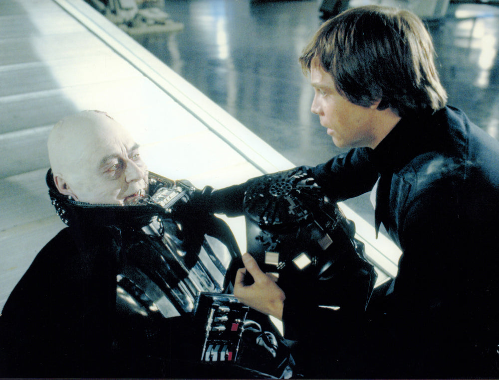 
                  
                    Sebastian Shaw as Anakin Skywalker in Star Wars: Return of the Jedi Signed Index Card - Rare
                  
                