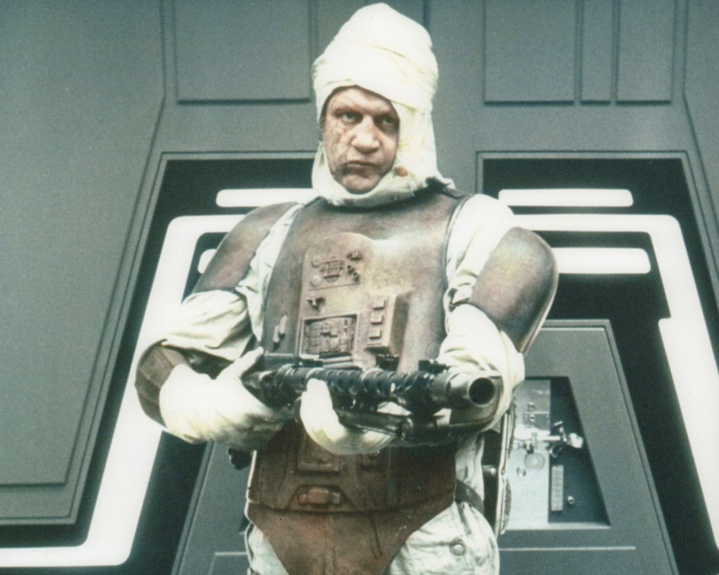 
                  
                    Maurice Bush as Bounty Hunter Dengar in Star Wars: The Empire Strikes Back Signed Index Card Cut - The Rarest Autograph in Star Wars Collecting
                  
                
