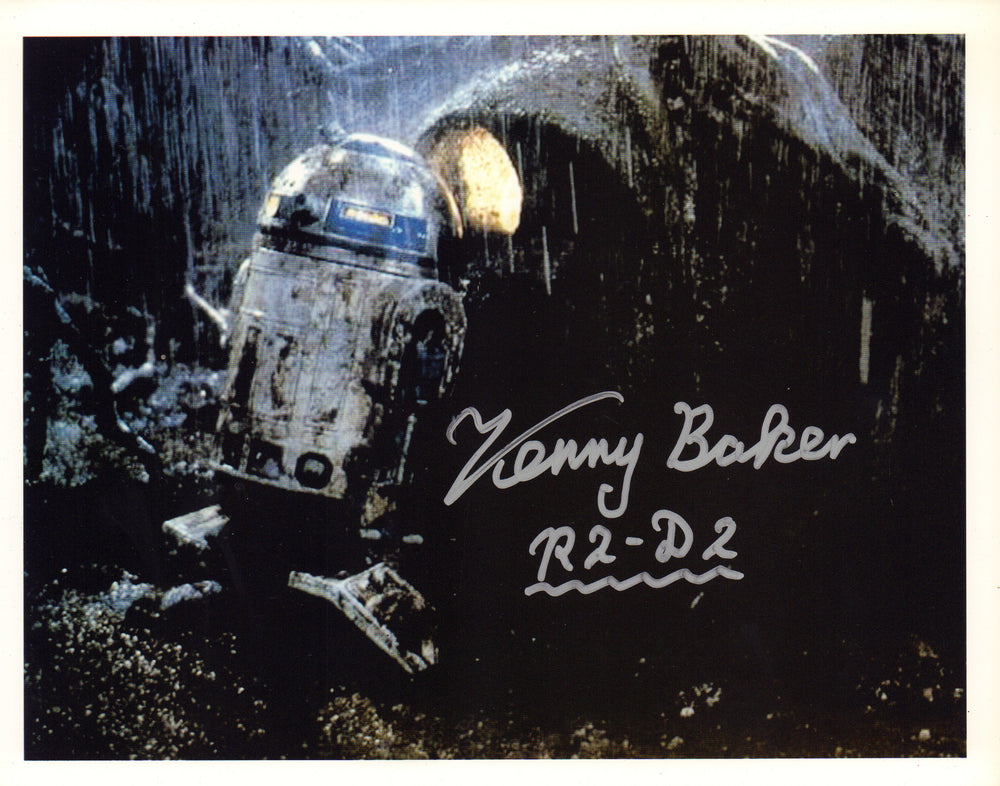Kenny Baker as R2-D2 in Star Wars: The Empire Strikes Back Signed 8x10 Photo